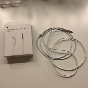 Brand new, Never been used, iPhone aux cord.